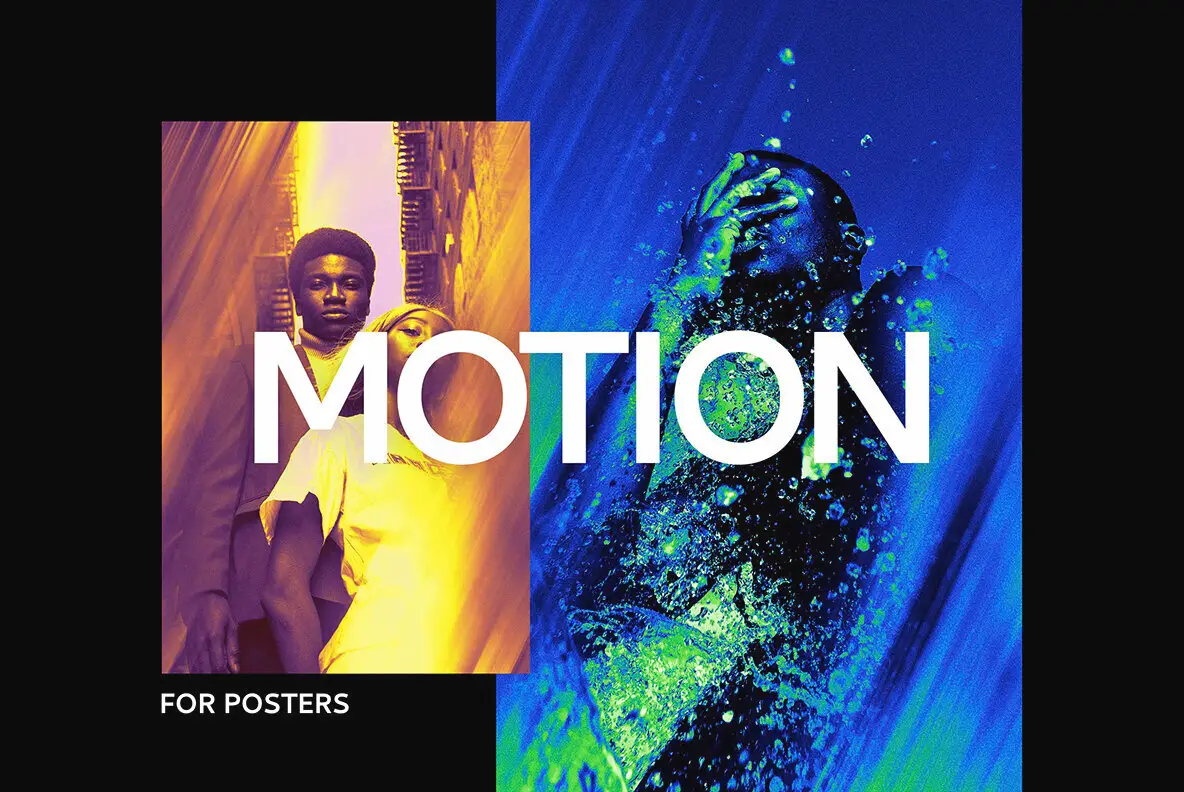 Acid Motion Poster Photo Effect