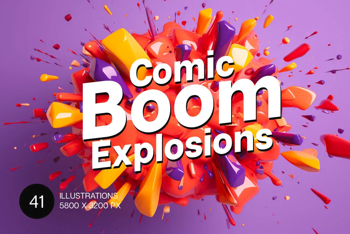 Comic Boom Explosions