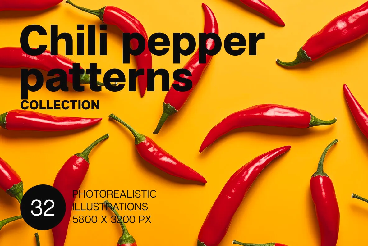 Chili pepper patterns