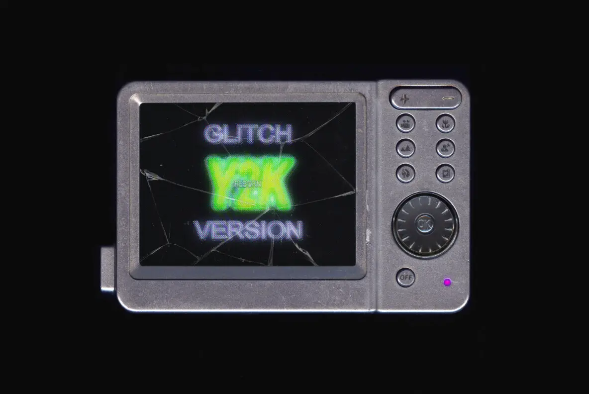 Y2 K Reborn - Old Camera Glitch Lcd Action