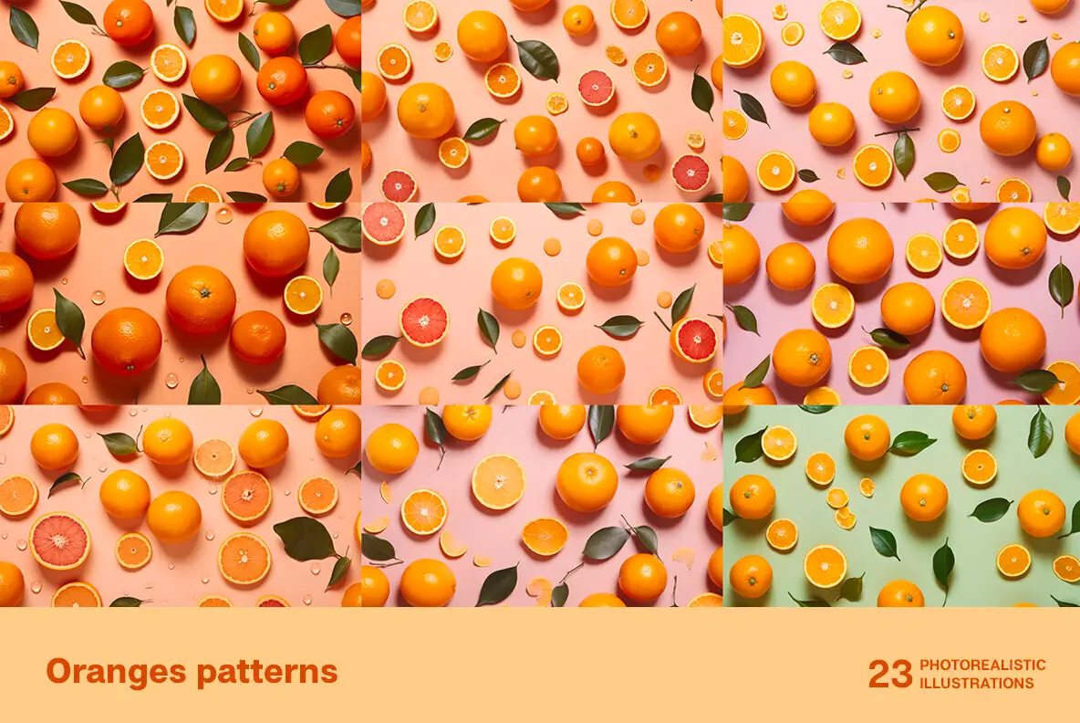 Pattern Using Oranges Oranges patterns Graphics - YouWorkForThem