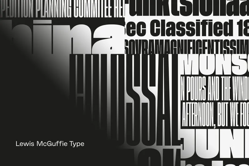 Shop Lewis McGuffie Typefaces
