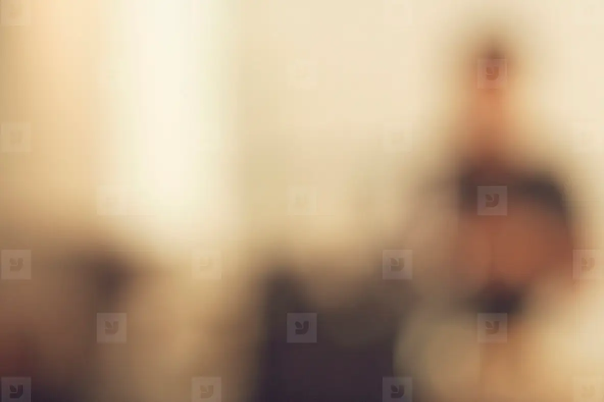 Blurred coffee shop