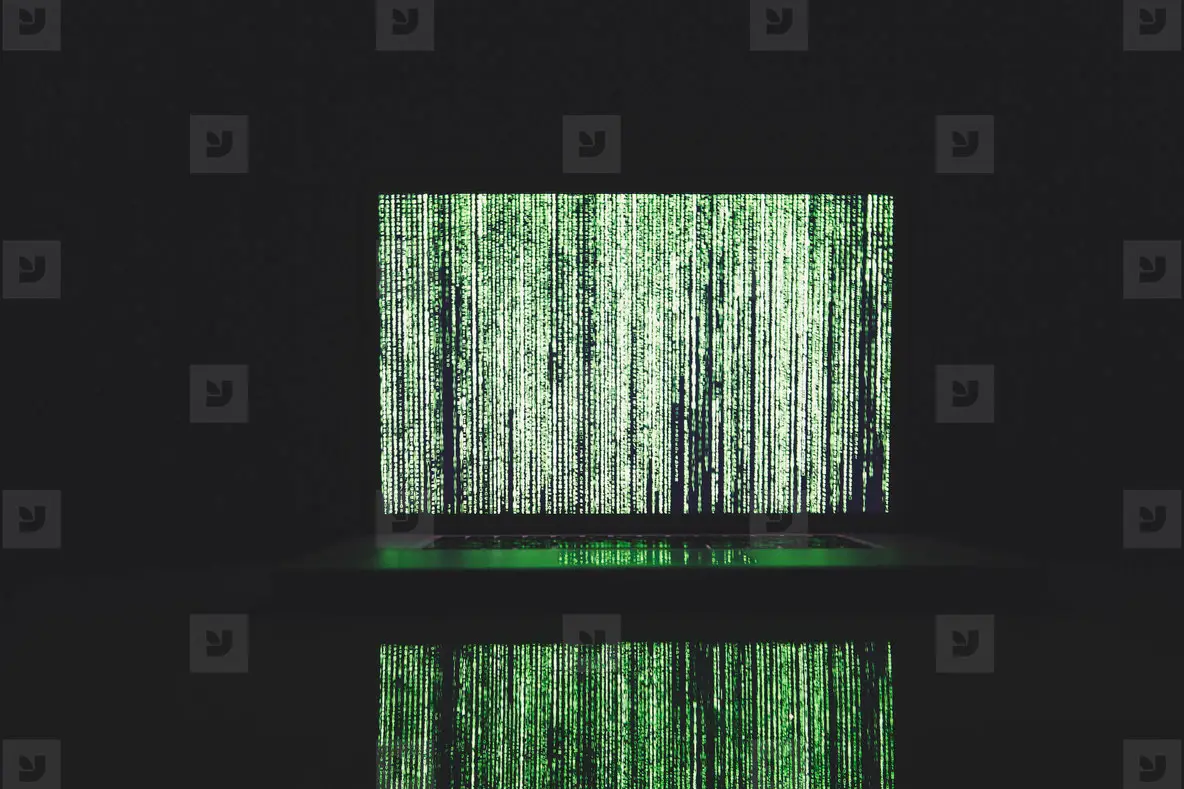 binary code cyberspace