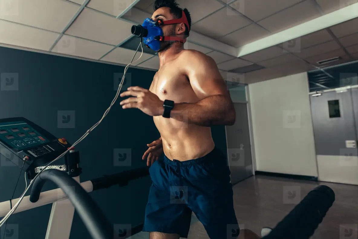 Athlete Doing A Performance Test In Sports Lab Photo (139939 ...