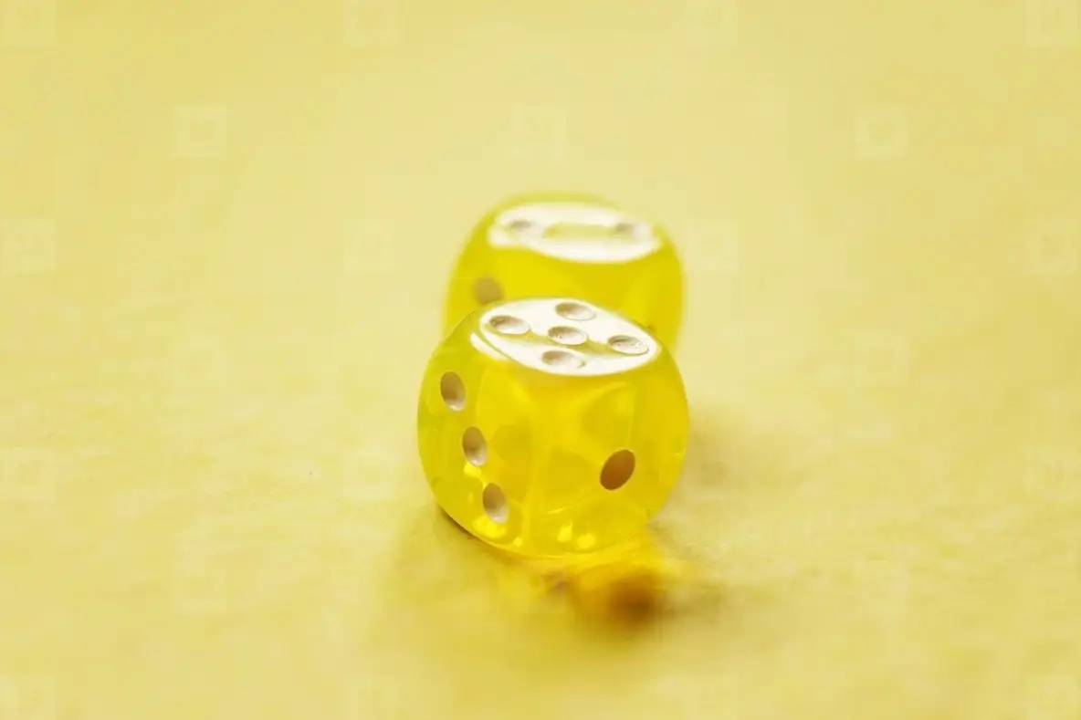 A vibrant monochromatic macro with depth of field about two yell