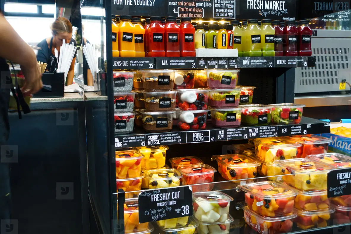Fresh Cut Display Freshly Cut Fruits Sold Photo (167732) - YouWorkForThem