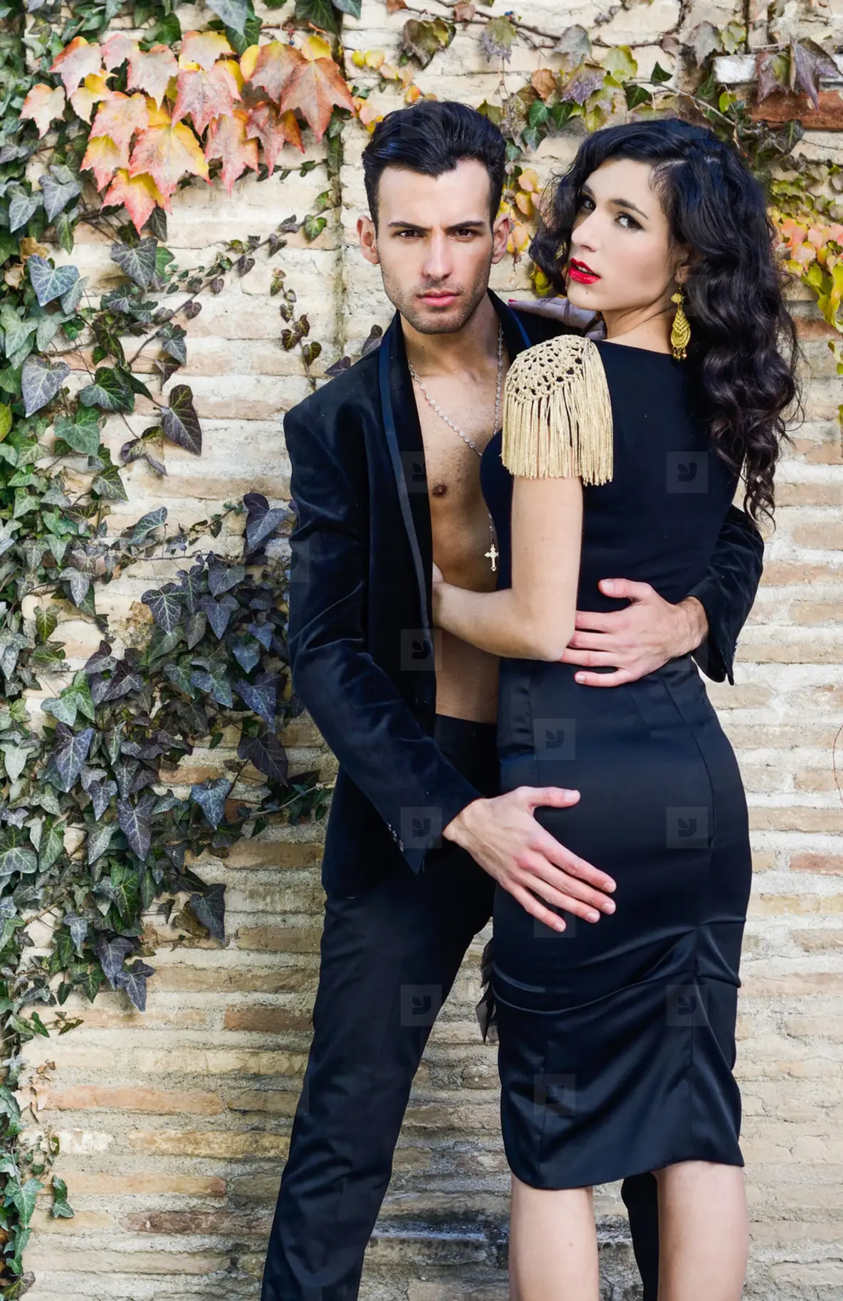 Beautiful Couple, Models Of Fashion, Wearing Spanish Clothes Photo (181775)  - YouWorkForThem