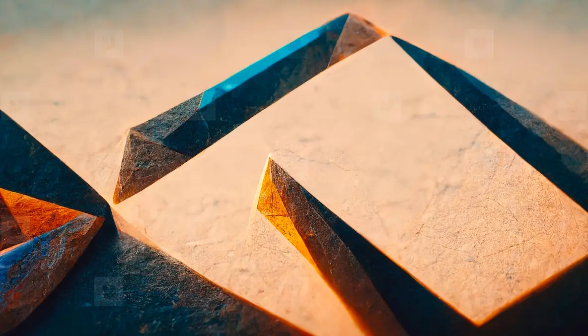 Pyramid Shapes Abstract Photo (260292) - YouWorkForThem