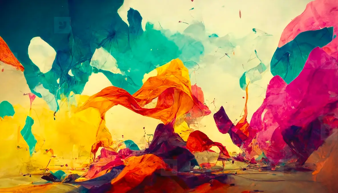 abstract shapes colorful