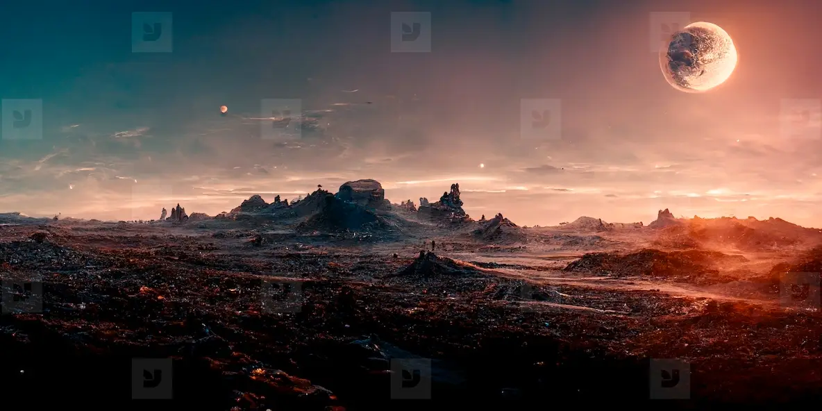 Alien Landscape Photo (264429) - YouWorkForThem