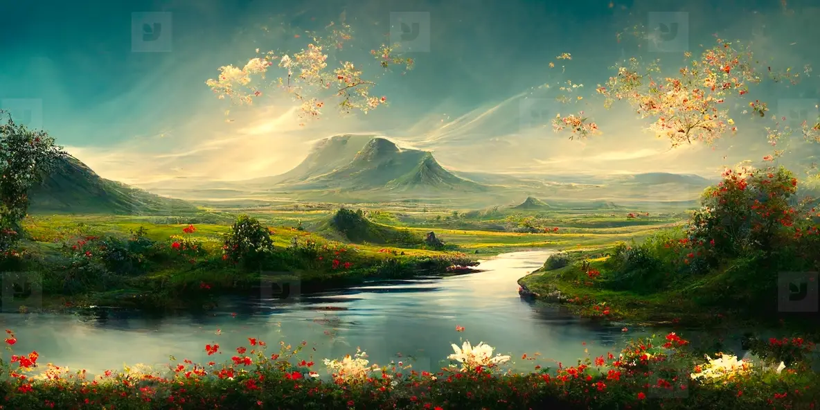peaceful landscape