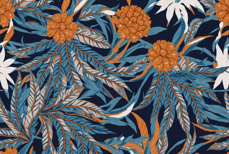 Floral Tapestry Background 20