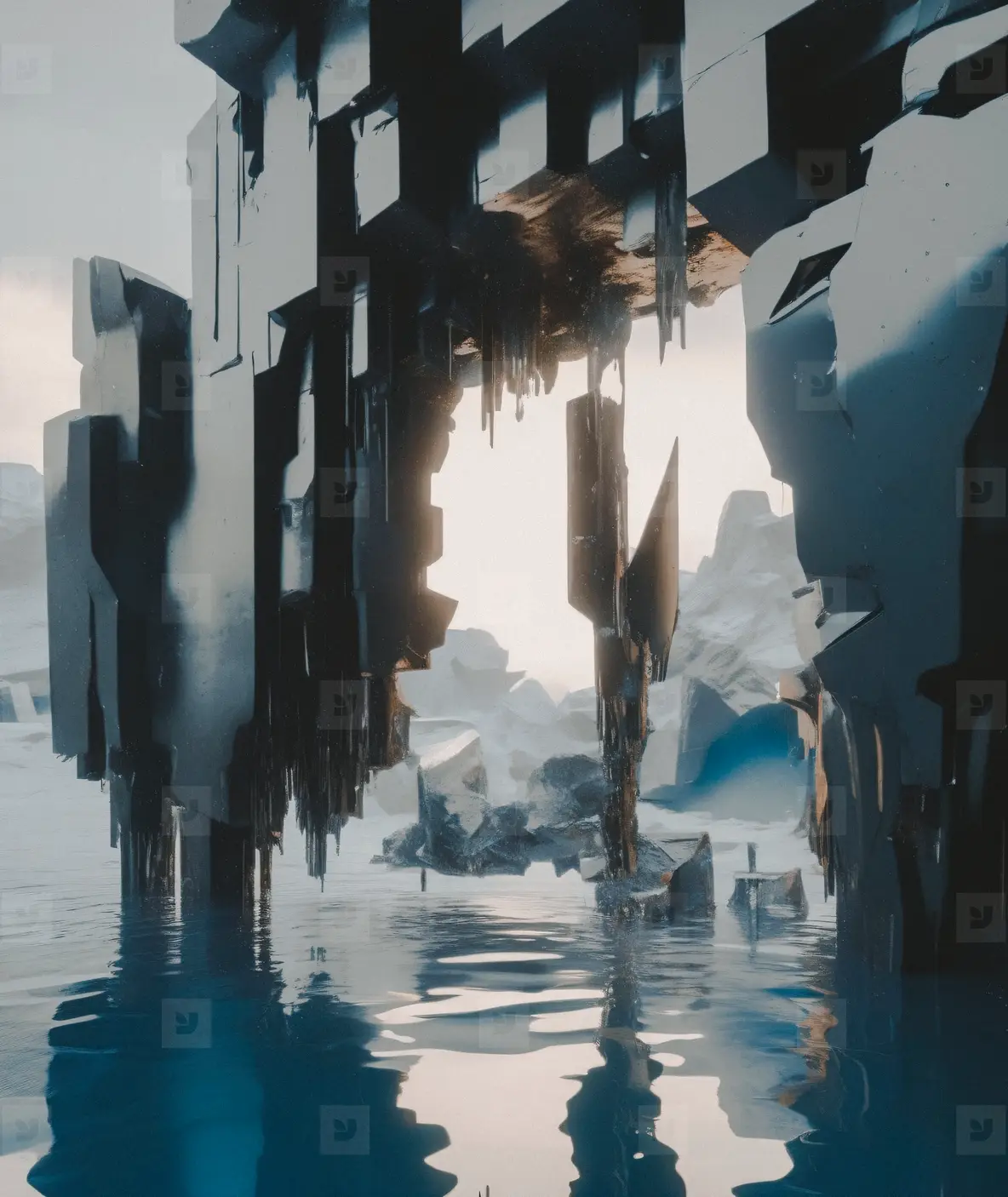 Glitch 3D Artwork 2