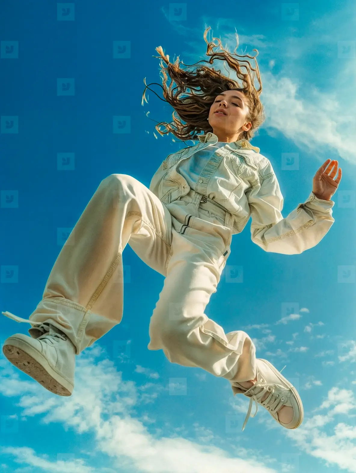 Jump Young Female Fashion Model Photo (291051) - YouWorkForThem
