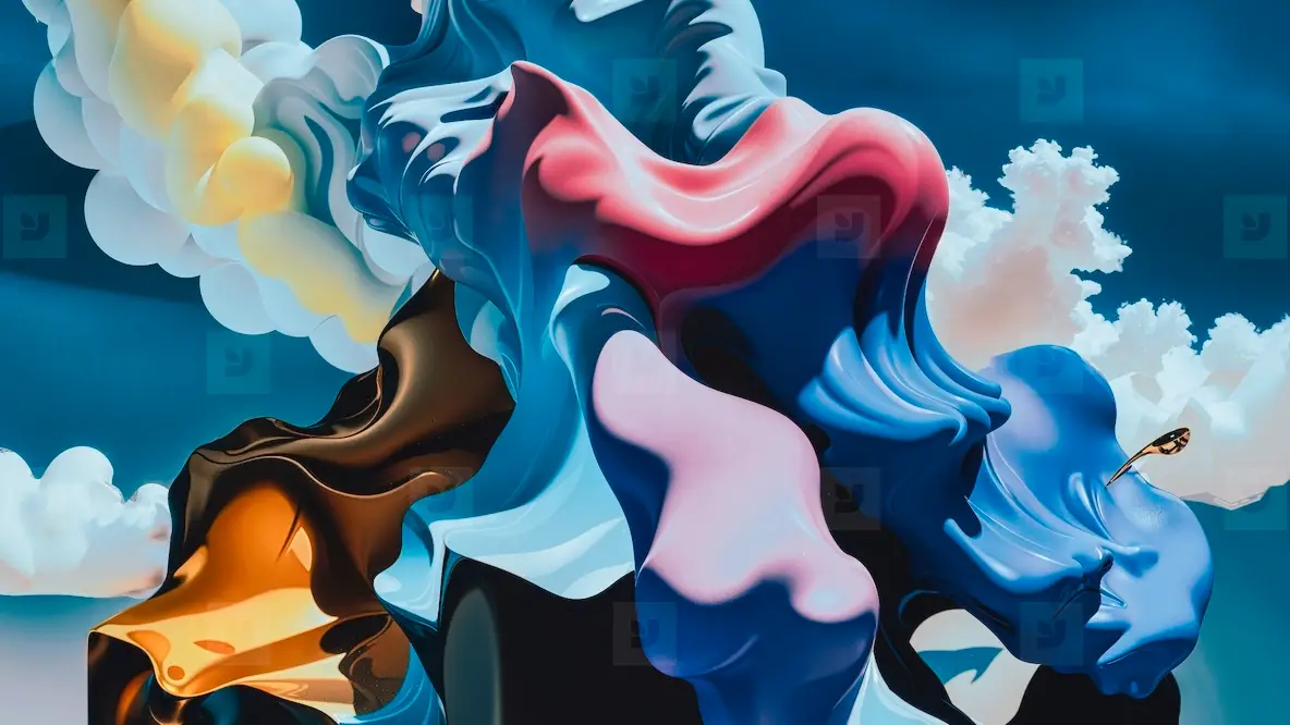 Ethereal Drift   The Surreal Symphony of Fluid Forms 8