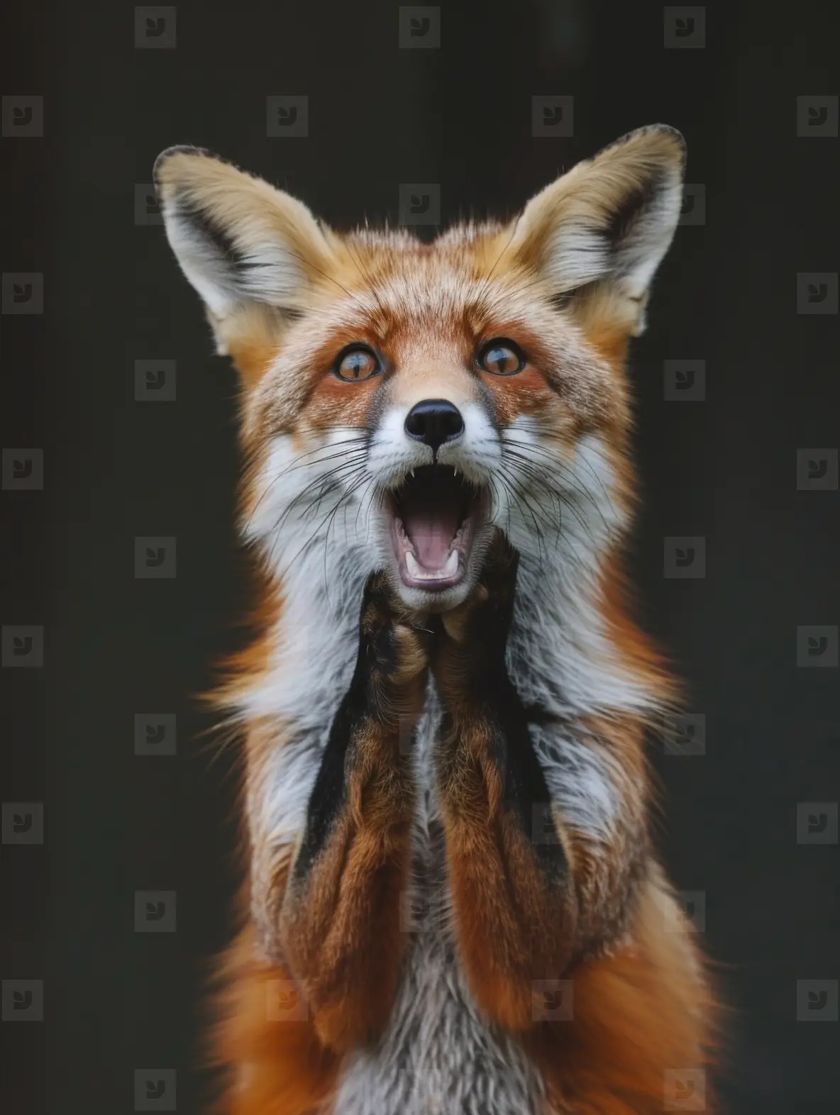 Very Surprised Fox With Open Mouth Photo (299963) - YouWorkForThem