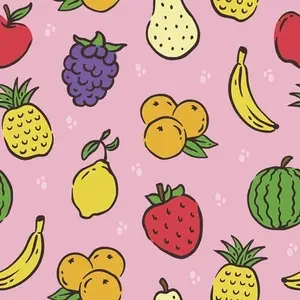 Fruit Seamless Pattern Background Fruit Seamless Pattern Background