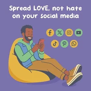 Man Using Social Media with His Smartphone