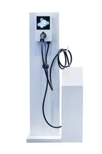 Power cable pump plug in charging power to electric vehicle EV c