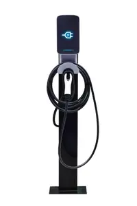 Power cable pump plug in charging power to electric vehicle EV c