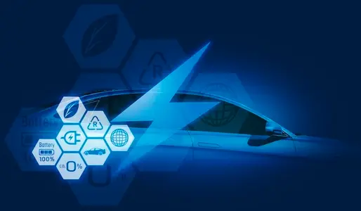 Concept of Power cable pump plug in charging power to electric v