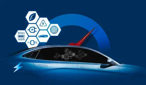 Concept of Power cable pump plug in charging power to electric v