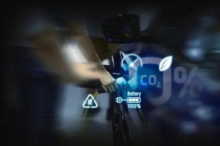 Power cable pump plug in charging power to electric vehicle EV c