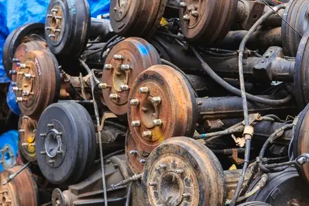 Used engines car from Japan are being disassembled for sale as s