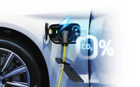 Power cable pump plug in charging power to electric vehicle EV c