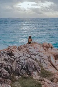 Woman at Ko Man Nork Island