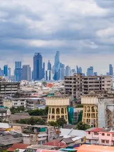 BANGKOK  THAILAND   AUGUST 25  2025  A birds eye view of Bangk