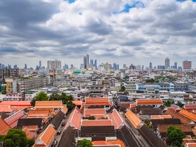 BANGKOK  THAILAND   AUGUST 25  2025  A birds eye view of Bangk