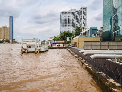 BANGKOK  THAILAND   AUGUST 26  2025  The atmosphere is cloudy a