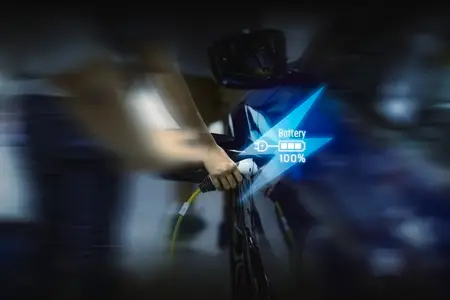 Power cable pump plug in charging power to electric vehicle EV c