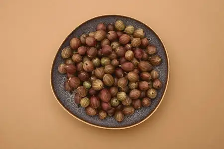 Still life view from above of fresh