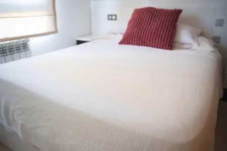 Calm cozy space Bright room with relaxing furniture Comfortable and peaceful bedroom filled with sunlight Tranquil sunny bedroom equipped with soothing furniture Calm cozy space Bright room with relaxing furniture Comfortable and peaceful bedroom filled with sunlight Tranquil sunny bedroom equipped with soothing furniture