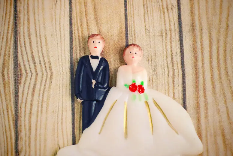 wedding bride and groom couple