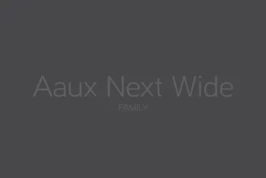 Aaux Next Wide Family