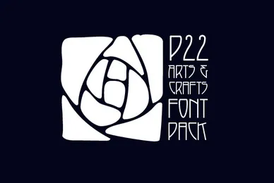 P22 Arts  Crafts Font Pack
