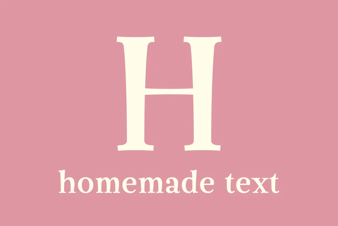 Homemade Text