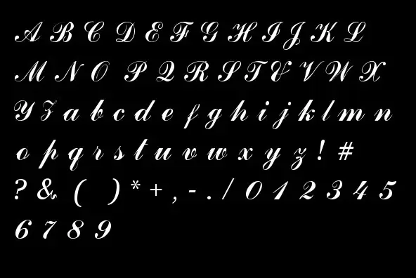 JulisaScript Font - Fontpath