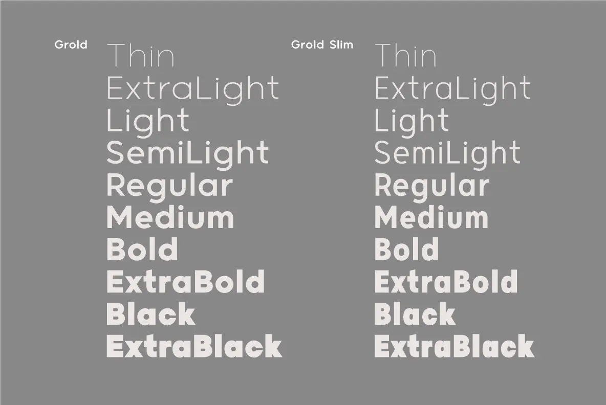 Grold Font - YouWorkForThem