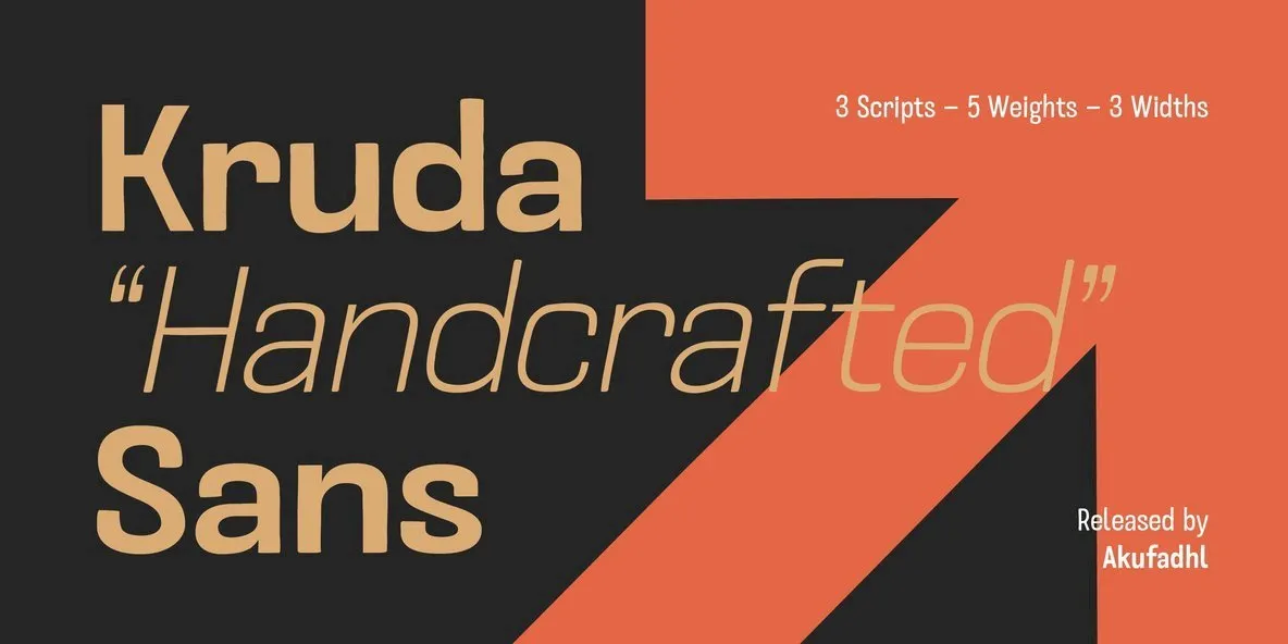 Kruda Handcrafted Sans