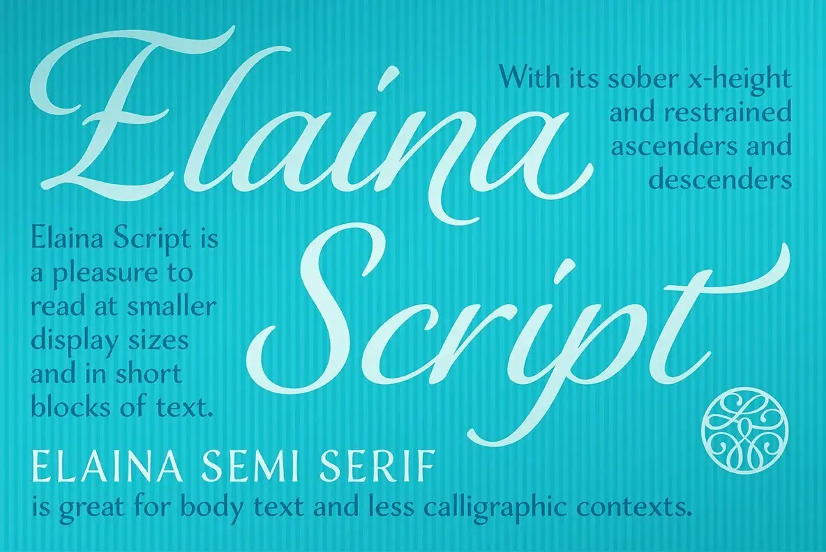 Elaina Family Font - YouWorkForThem