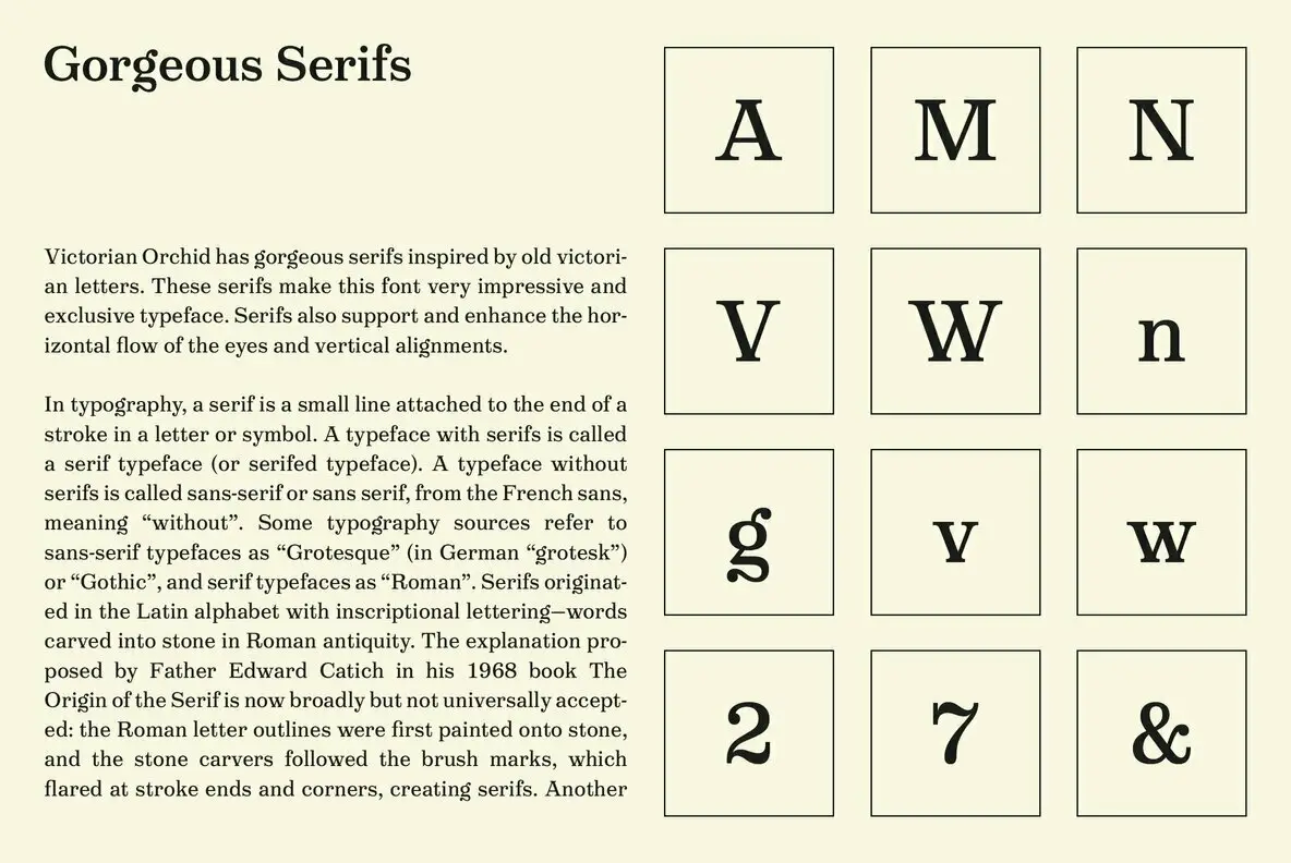 Victorian Orchid Font FontPath