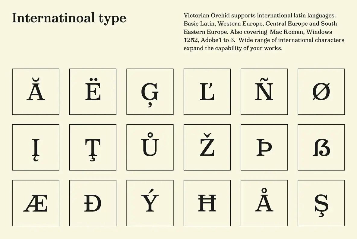 Victorian Orchid Font FontPath