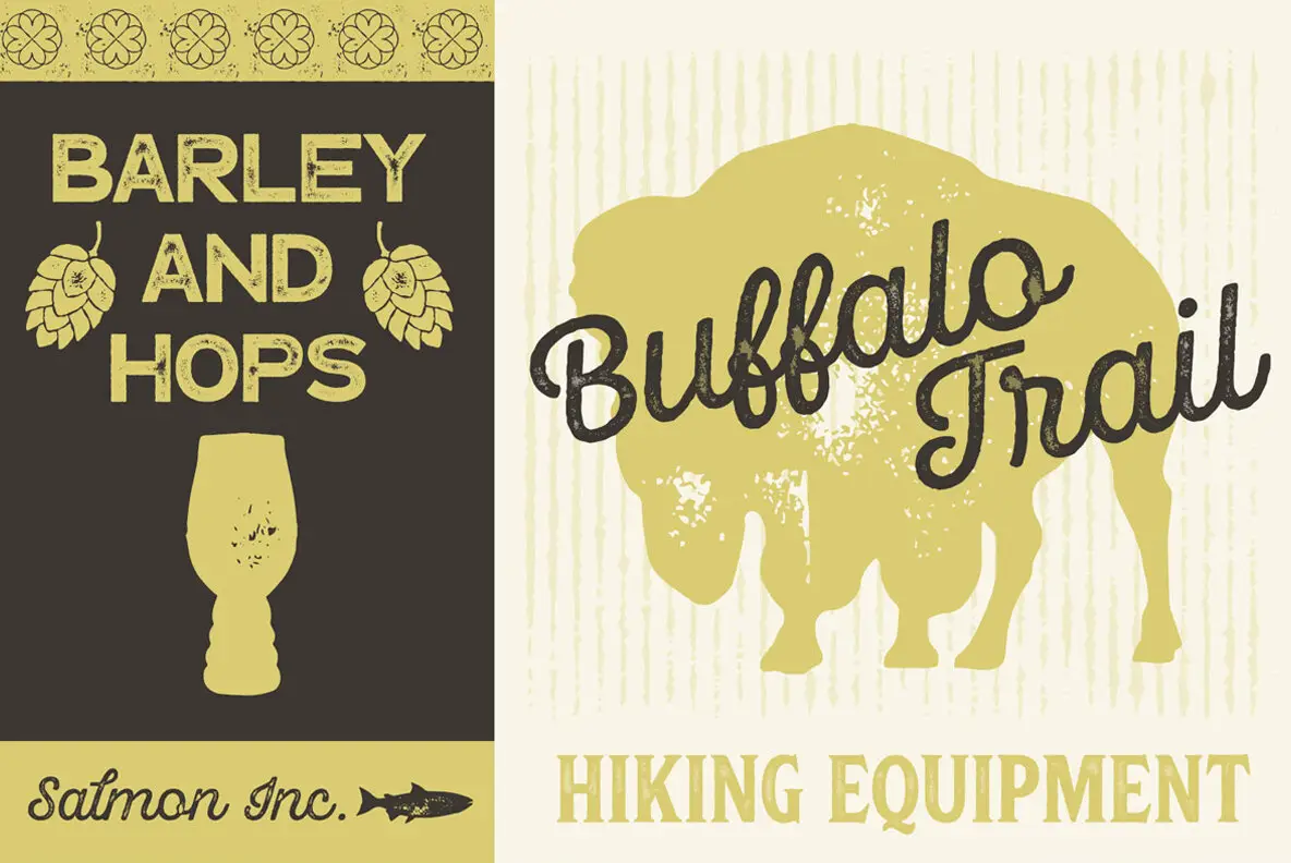 Hops and Barley Font YouWorkForThem