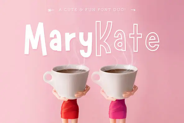 Marykate Font Duo Font