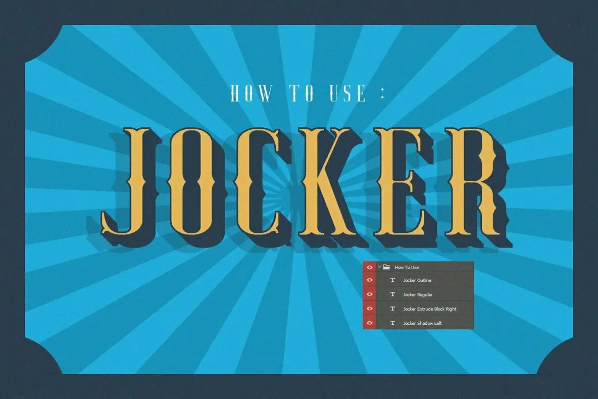 Socket Type Jocker Jocker Font - FontPath